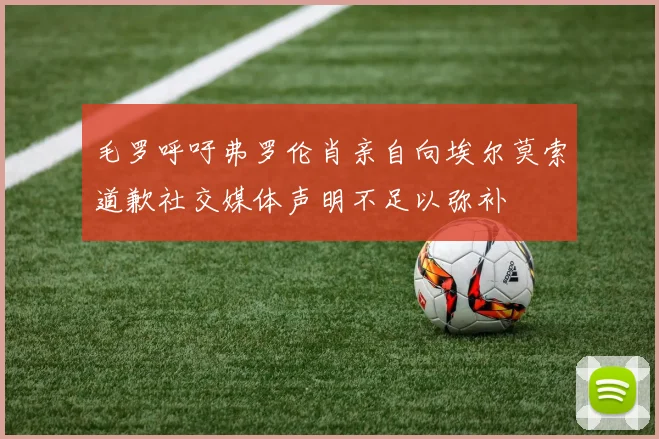 毛罗呼吁弗罗伦肖亲自向埃尔莫索道歉社交媒体声明不足以弥补